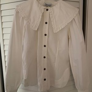 Ganni blouse size small